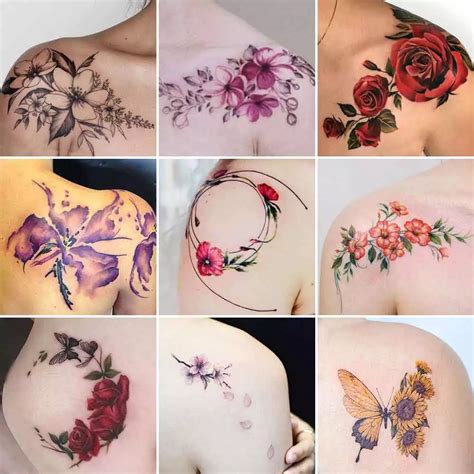 tatuaggio fiori sulla spalla|98 bellissimi tatuaggi con fiori e significato.